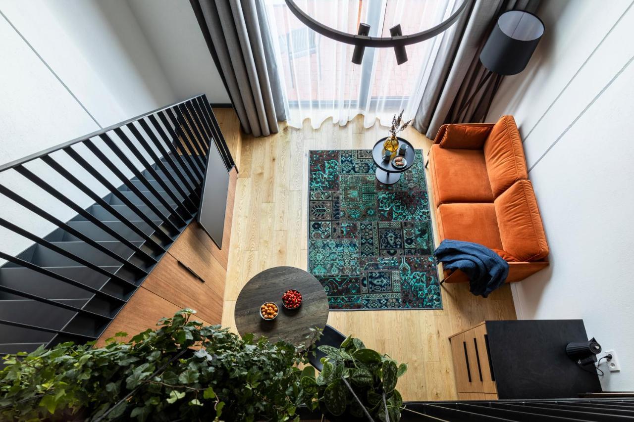 Апартаменти Stylish Loft With Terrace Paupys, Old Town Аеропорт Вільнюс Екстер'єр фото