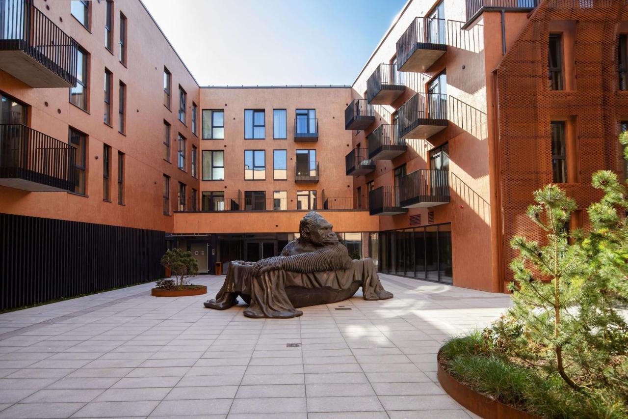 Апартаменти Stylish Loft With Terrace Paupys, Old Town Аеропорт Вільнюс Екстер'єр фото